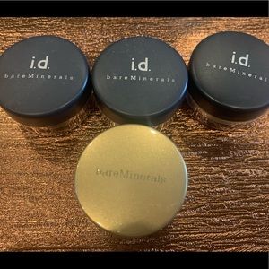 4 piece set Bare Minerals eyeshadow